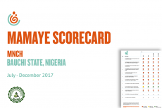 BAUCHI STATE MNCH SCORECARD JUL-DEC 2017