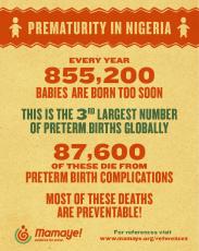 MamaYe Infographic on Prematurity in Nigeria 2016