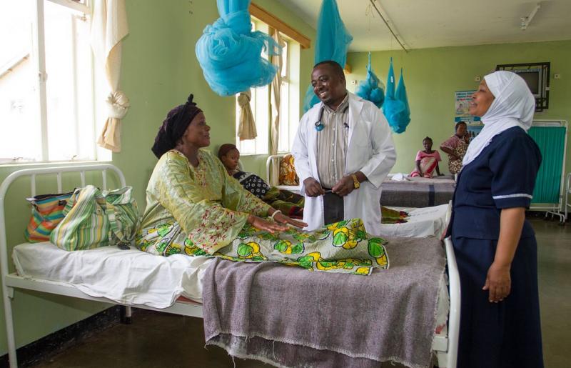 pregnant woman hospital in Tanzania