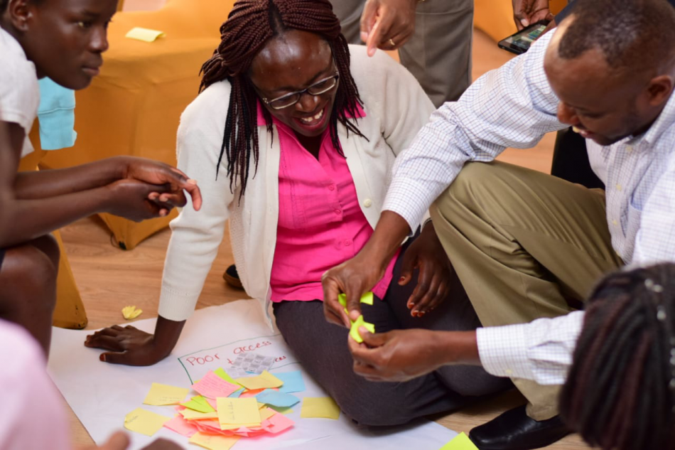 Des personnes représentant la société civile lors de la formation sur le plaidoyer de E4A-MamaYe organisée à Nairobi en mars 2020