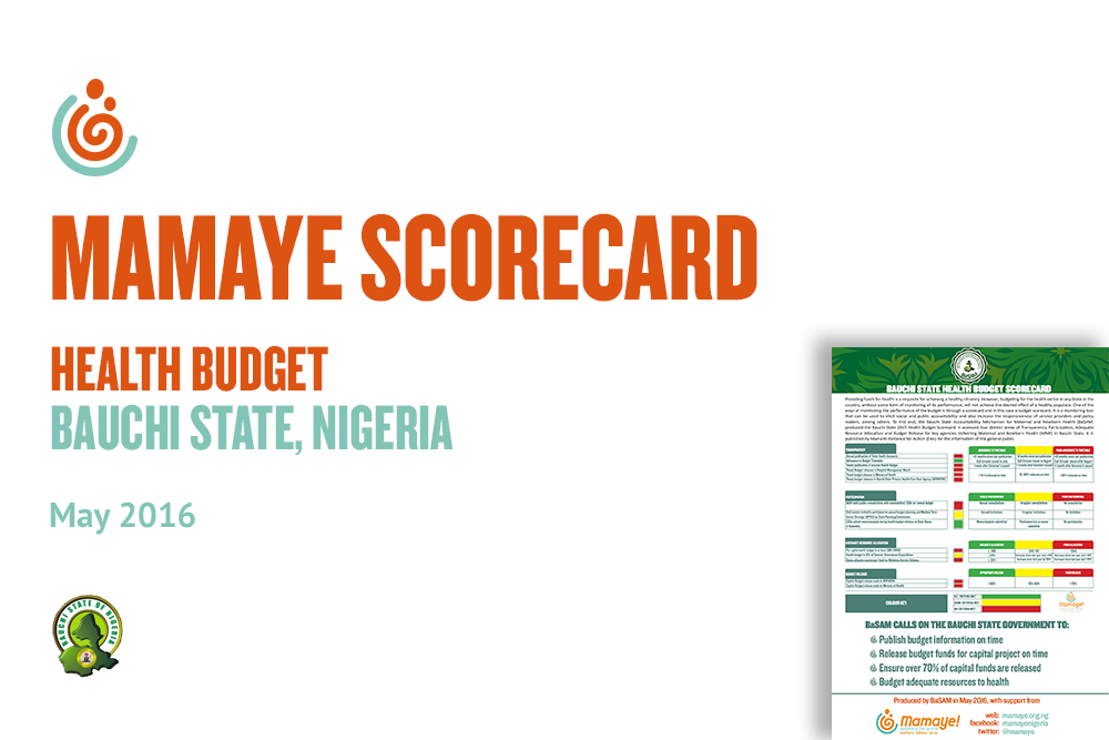 Bauchi State Health Budget Scorecard – May 2016